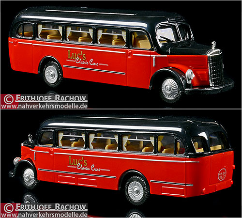 Busch Busmodell Artikel 41003 Mercedes-Benz O 3500 Lucs Classic Bus Lommel Belgien