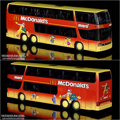 Rietze Setra S328 DT Marti Reisen McDonald's