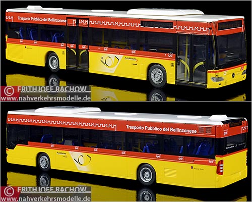 Rietze Busmodell Artikel 67086 Mercedes-Benz O 530 Citaro Facelift Postauto Schweiz A G Trasporto Pubblico del Bellinsonese T P B