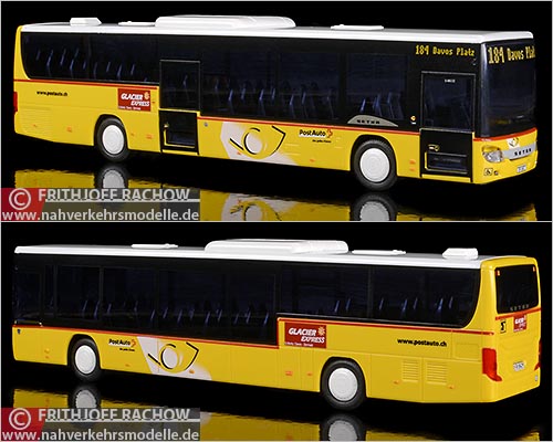 AWM Busmodell Setra S 416 LE PostAuto Schweiz