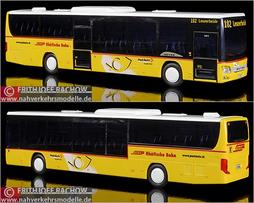 AWM Busmodell Setra S 416 LE PostAuto Schweiz