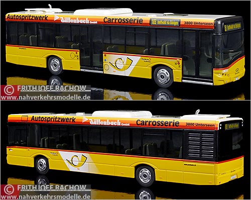 VK Modelle Busmodell Artikel 19022 Solaris U 12 zweitrig Postauto Schweiz