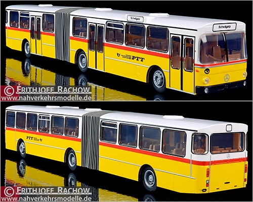 Rietze Busmodell Artikel 74502 Mercedes-Benz O 305 G Stlb Schweizer PostAuto A G Oberes Toggenburg, Nesslau