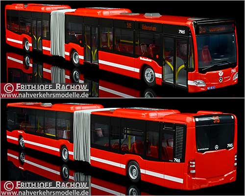 Rietze Busmodell Artikel 73650 Mercedes-Benz Citaro G 2015 Arriva Stockholm