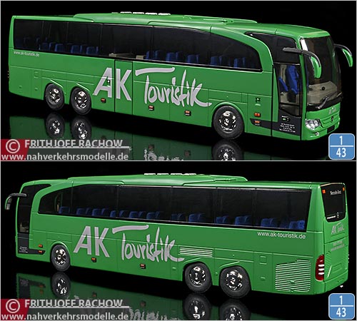 Rietze Busmodell Artikel 14119 Mercedes-Benz Travego M Autokraft Kiel Mastab 1 zu 43