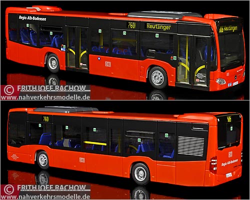 Rietze Busmodell Artikel 69407 Mercedes Benz O 530 Citaro C 2 E 6 R A B D B ZugBus Regionalverkehr Alb-Bodensee
