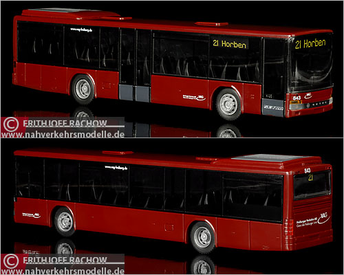 Rietze Setra S315NF Freiburg Modellbus Busmodell Modellbusse Busmodelle