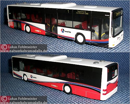 Rietze MAN Lions City RVBW Baden Wettlingen Hannover Modellbus Busmodell Modellbusse Busmodelle