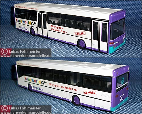Kembel MB O405 Uhlendorff Oberweser RBB Modellbus Busmodell Modellbusse Busmodelle