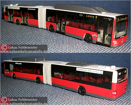 Rietze MAN Lions City G Wiener Linien Wien Gasbus Modellbus Busmodell Modellbusse Busmodelle