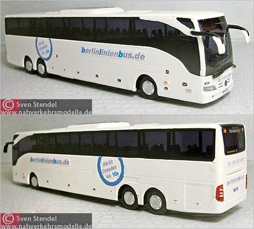 Rietze Busmodell Umbau Mercedes-Benz O 580 Travego M Facelift Bex Berlin