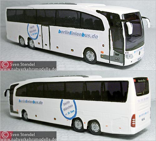 AWM Busmodell Umbau Mercedes-Benz O 350 Tourismo L Facelift Bex Berlin