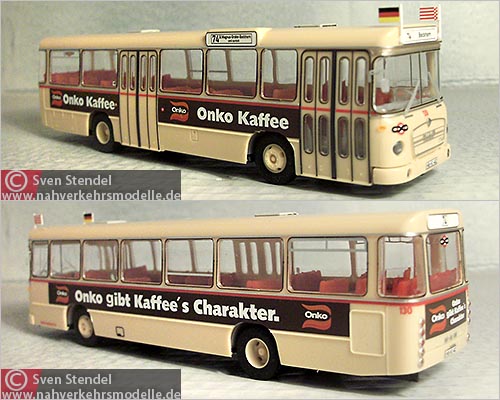 VK-Modelle Busmodell MAN Metrobus H O 750 M 11 A Bremer Straßenbahn AG B S A G