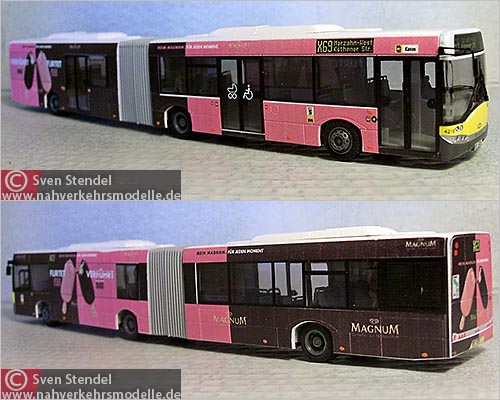 Rietze Busmodell Artikel 66861 Solaris U 18 B V G Berlin