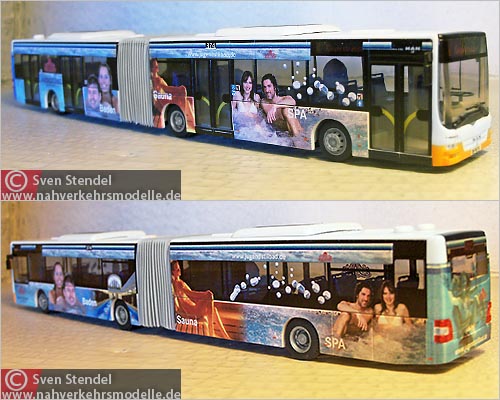 Rietze Busmodell Artikel 67257 M A N Lions City G HEAG Darmstadt
