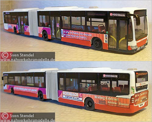 Rietze Busmodell Umbau Mercedes Benz O 530 Citaro G Euro 4 Facelift Hochbahn Hamburg