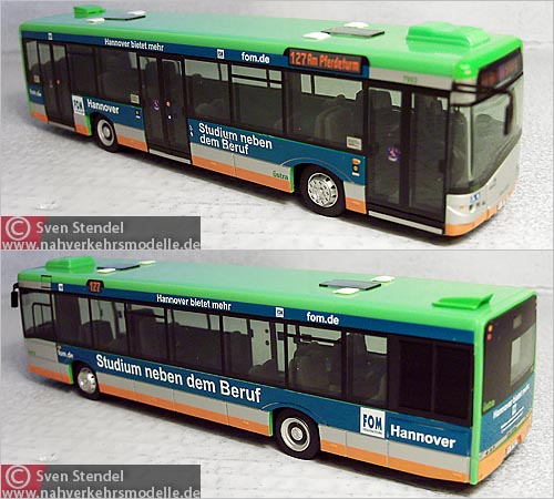 VKModelle Solaris U 12 3trig STRA Hannover Modellbus Busmodell Modellbusse Busmodelle