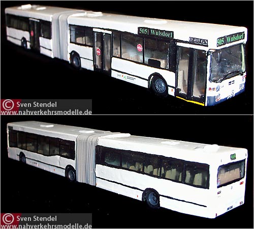 Kembel Mercedes Benz O 405 G N 2 VGB Bremerhaven Modellbus Busmodell Modellbusse Busmodelle