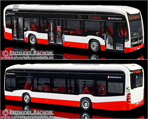 Rietze Busmodell Artikel SIM10164 Mercedes Benz E-Citaro Hamburger Hochbahn