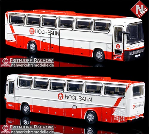 Lemke Busmodell Artikel LC 44 22 Mercedes Benz O 303 Hochbahn Hamburg H H A Lemke Minis 1 zu 160