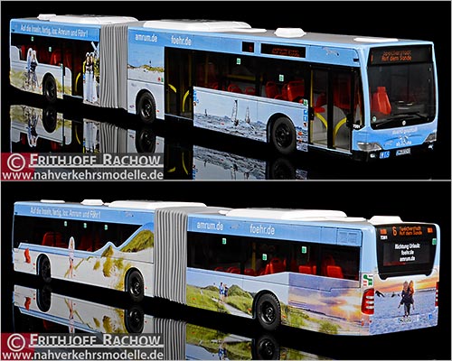 Rietze Busmodell Artikel 67054 Mercedes-Benz O 530 Citaro G Euro 4 Facelift Sondermodell Hochbahn Hamburg