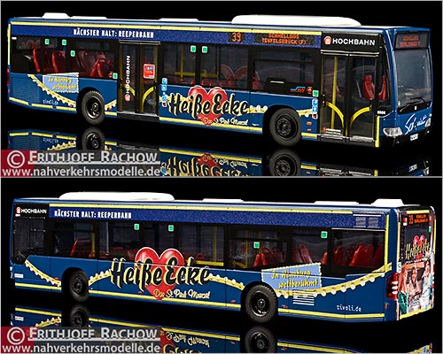 Rietze Sondermodell Mercedes-Benz O 530 Citaro E 4 Facelift Hamburger Hochbahn Heisse Ecke