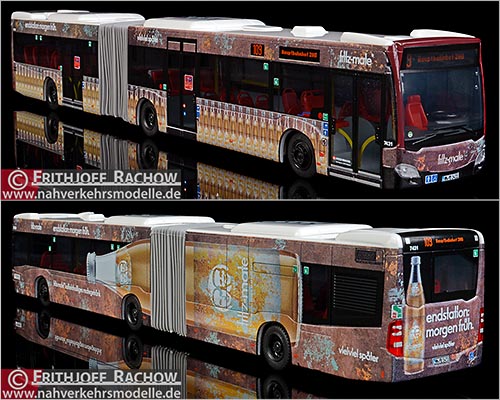 Rietze Busmodell Sondermodell Mercedes-Benz Citaro G C 2 2012 Hamburger Hochbahn fritz mate