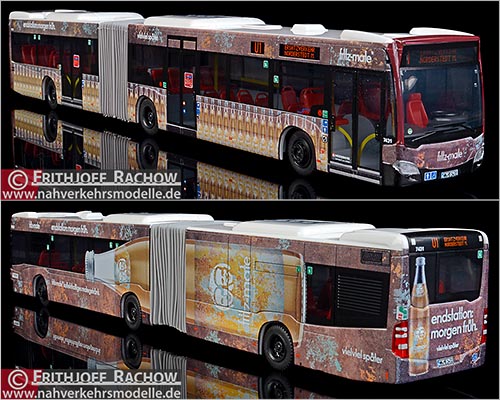 Rietze Busmodell Sondermodell Mercedes-Benz Citaro G C 2 2012 Hamburger Hochbahn fritz mate