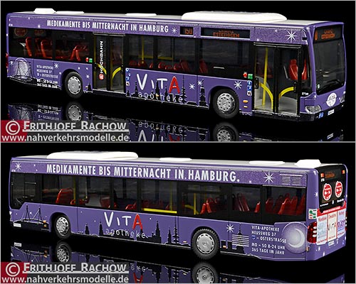 Rietze Busmodell Artikel 69903 Mercedes-Benz O 530 Citaro Facelift Hochbahn Hamburg Vita Apotheke