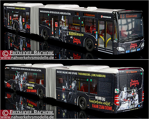 Rietze Busmodell Sondermodell Mercedes-Benz Citaro 2015 Hochbahn Hamburg Dungeon