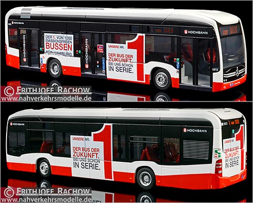 Rietze Busmodell Artikel 75503 Mercedes Benz E-Citaro Hamburger Hochbahn