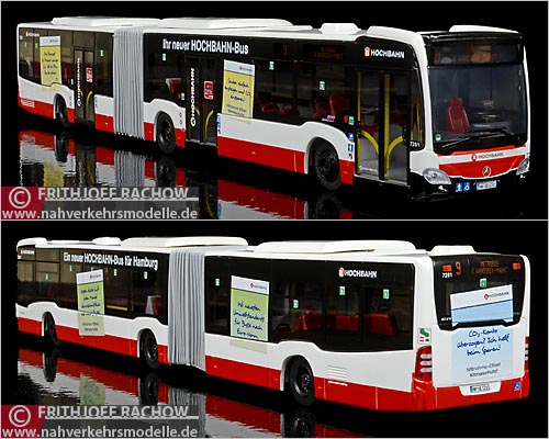 Rietze MB O50G C2 HHA Hamburg Modellbus Busmodell Modellbusse Busmodelle