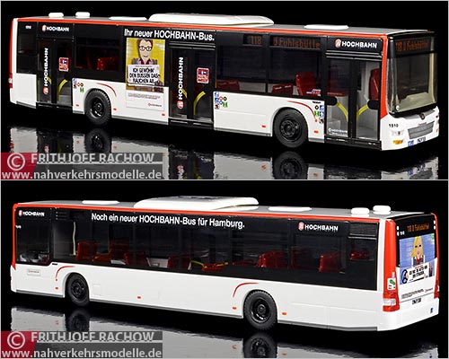 Rietze Busmodell M A N Lions City Hamburger Hochbahn A G