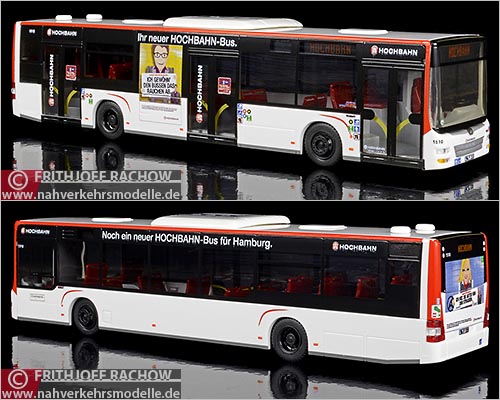 Rietze Busmodell M A N Lions City Hamburger Hochbahn A G