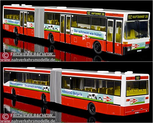 Rietze Mercedes-Benz O 405 Gelenkbus Hochbahn Hamburg Modellbus Busmodell Modellbusse Busmodelle