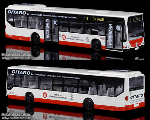 Rietze MB O530 Citaro HHA Hamburg 21. Jahrhundert Sondermodell