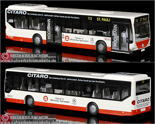 Rietze MB O530 Citaro HHA Hambug Modellbus Busmodell Modellbusse Busmodelle