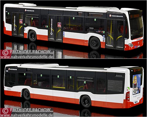 Rietze Busmodell Mercedes-Benz O 530 Citaro C 2 Euro 6 Hamburger Hochbahn A G