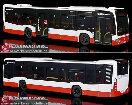 Rietze Mercedes-Benz O 530 Citaro  C2 Euro 6  Solobus Hochbahn Hamburg Modellbus Busmodell Modellbusse Busmodelle