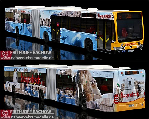 Rietze MB O50G E4 HHA Hamburg Modellbus Busmodell Modellbusse Busmodelle