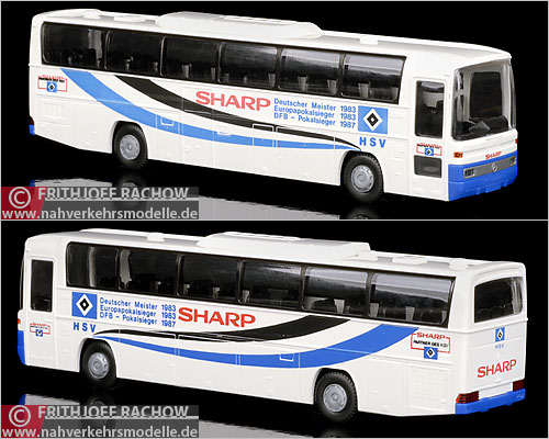 Rietze MB O 303 HSV Hamburg Fuballbus Modellbus Busmodell Modellbusse Busmodelle