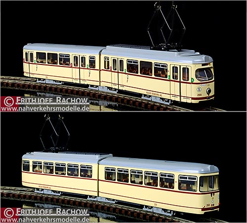 Halling Straenbahnmodell Artikel GT6-269-S Dwag G T 6 Kieler Verkehrs Aktiengesellschaft Wagen 269