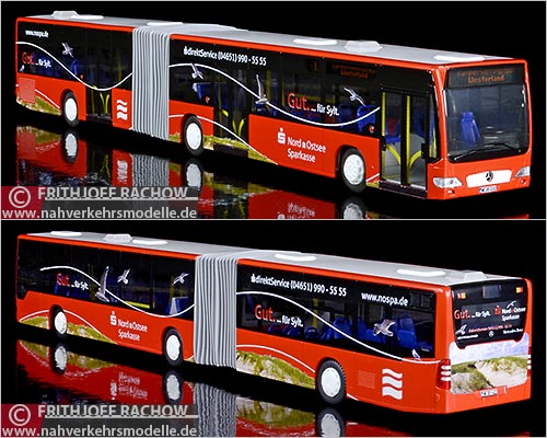 Rietze Busmodell Mercedes-Benz O 530 Citaro G E 4 Facelift S V G Sylt Nord-Ostsee Sparkasse