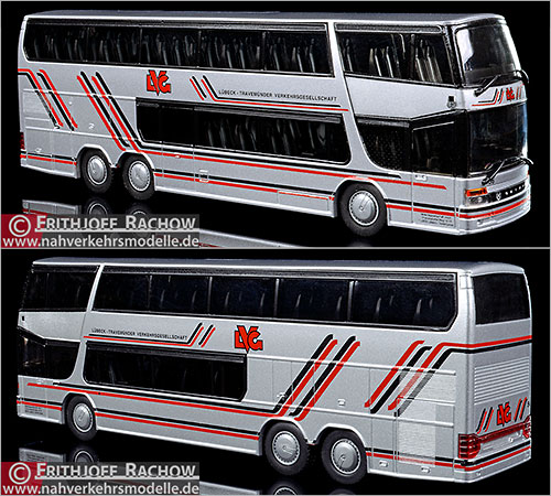 Rietze Busmodell Sondermodell Wischnewski Lbeck Setra S 328 D T Lbeck Travemnder Verkehrsgesellschaft L V G