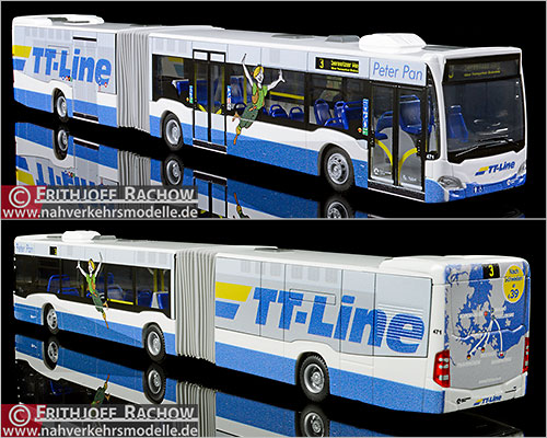 Rietze Busmodell Artikel 73662 Mercedes-Benz Citaro G 2015 Stadtverkehr Lbeck T T Linie