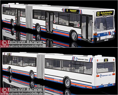 Rietze Busmodell Artikel 76404-2 Mercedes-Benz O 405 G N 2 Stadtwerke Lübeck