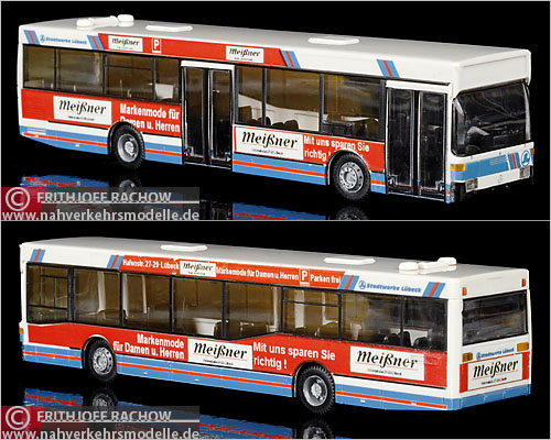 Kembel MB O405N2 Lübecker Stadtwerke SL Meißner MeissnerModellbus Busmodell Modellbusse Busmodelle