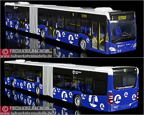 Rietze Busmodell Artikel 73600 Mercedes-Benz O 530 Citaro G C 2 E 6 Stadtverkehr Lbeck