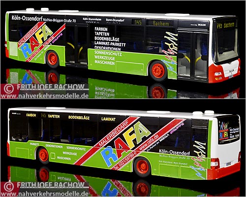 Rietze Busmodell Artikel 67472 M A N Lions City Schilling Omnibusverkehr G m b H Hrth