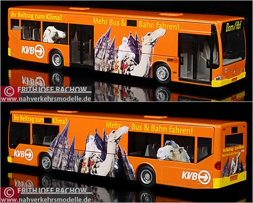 Rietze Busmodell Artikel 66950 Mercedes Benz O 530 Citaro Klner Verkehrsbetriebe A G K V B Ihr Beitrag zum Klima?